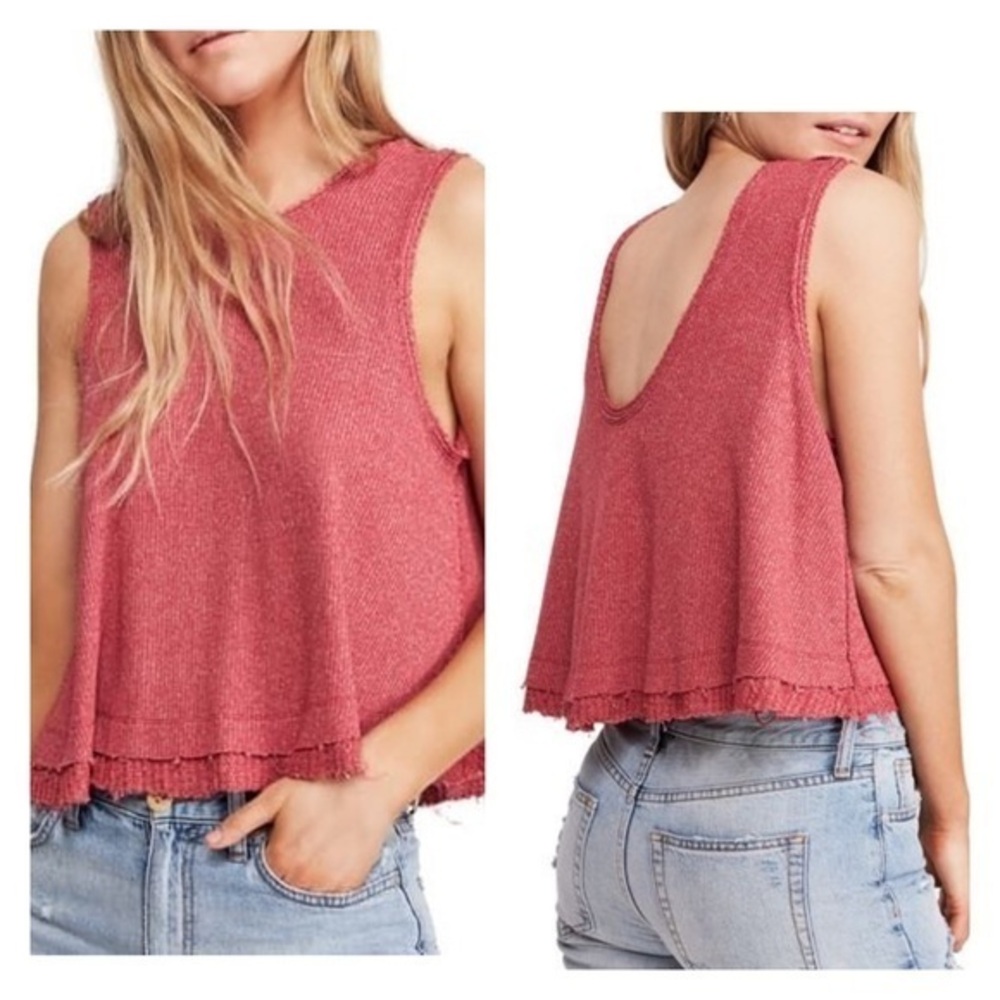 Free People “New Love” Tank Top-Flor de Mayo-S
